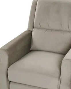 Recliner stol EGERSUND Velour Brungrå