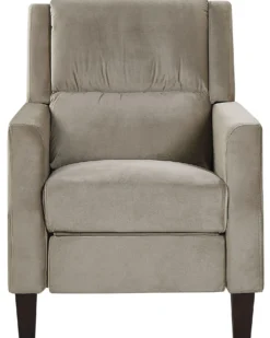 Recliner stol EGERSUND Velour Brungrå