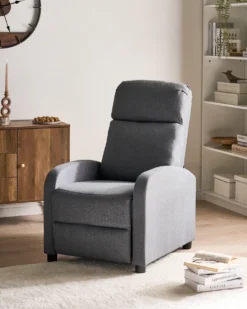 Recliner stol EMINENCE Kunstlinned Grå