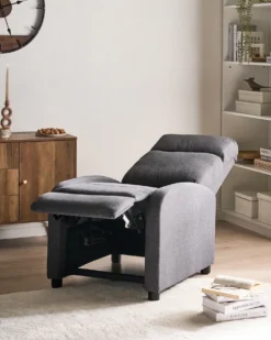Recliner stol EMINENCE Kunstlinned Mørkegrå