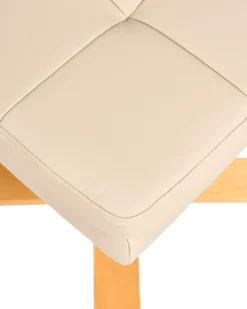 Recliner stol EPSE med fodskammel Kunstlæder Beige