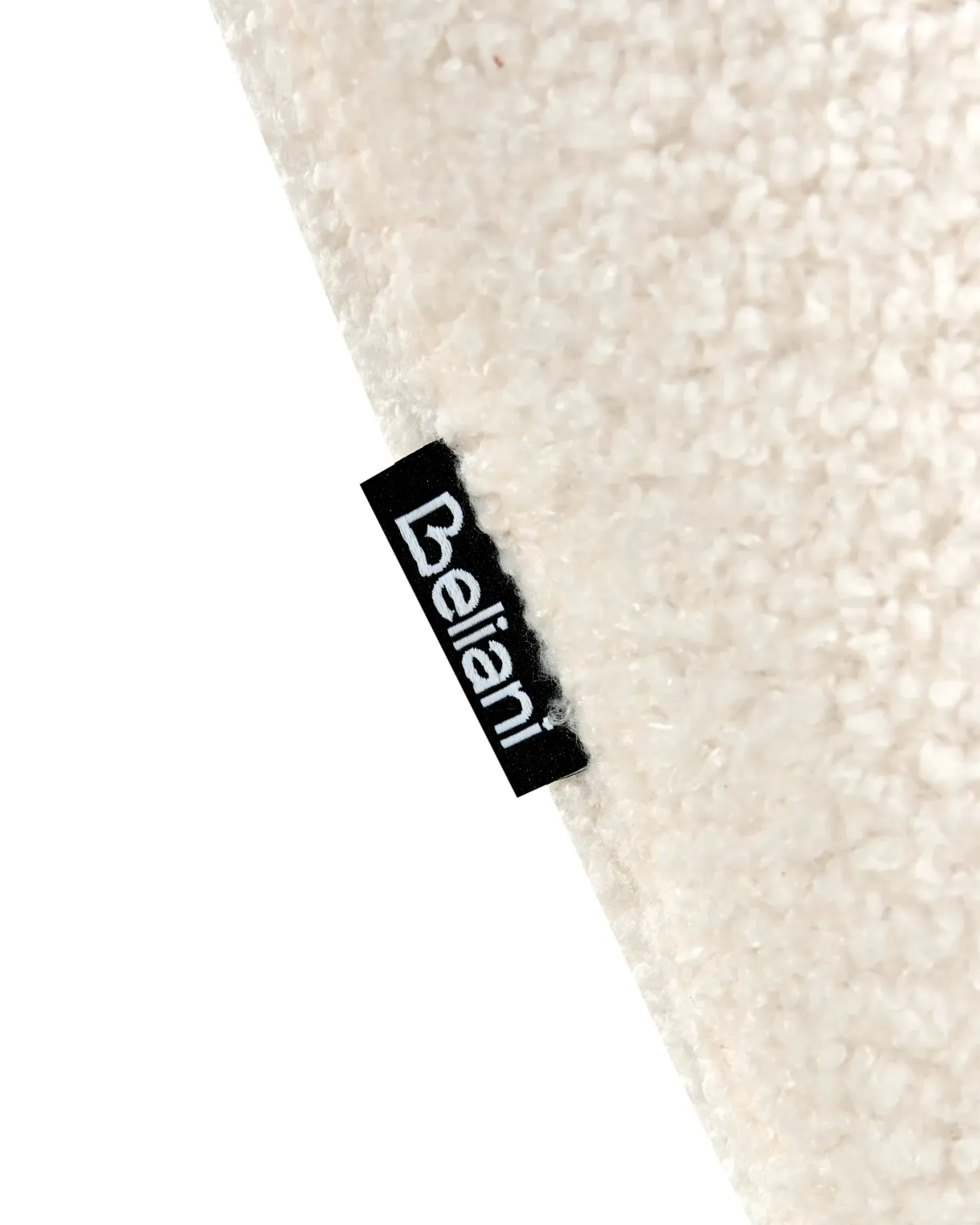 Recliner stol EPSE med fodskammel Boucle Cremehvid
