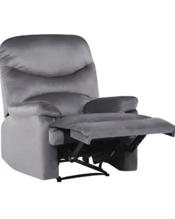Recliner stol ESLOV Inkl. fodstøtte Velour Grå