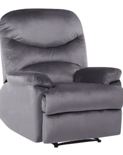 Recliner stol ESLOV Inkl. fodstøtte Velour Grå