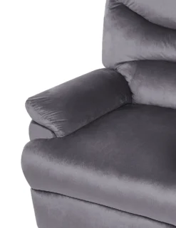 Recliner stol ESLOV Inkl. fodstøtte Velour Grå
