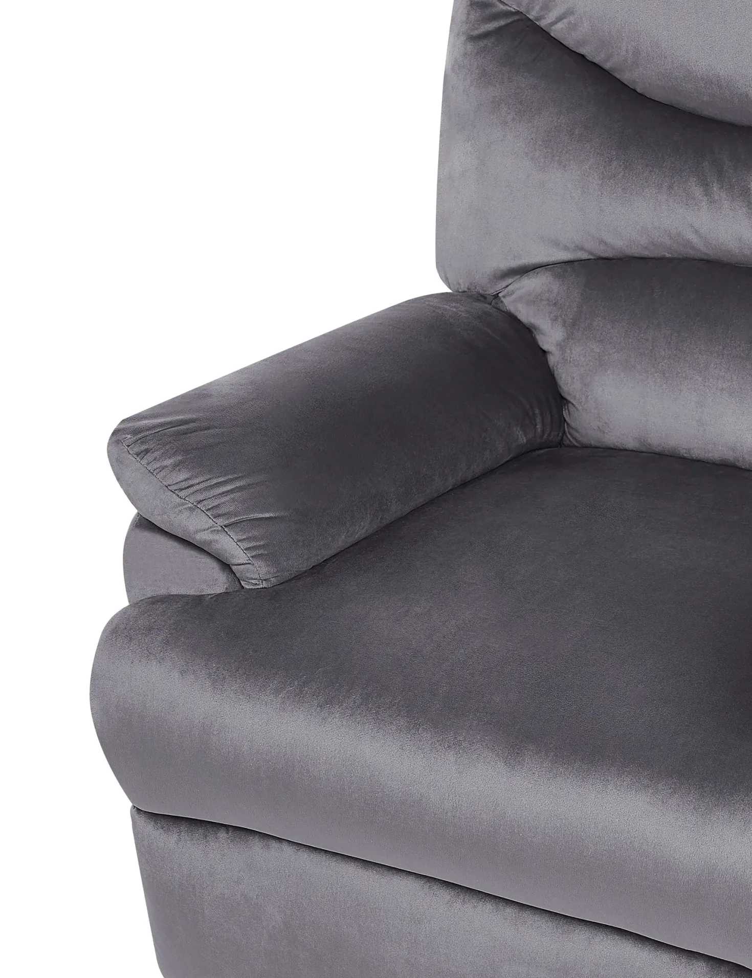 Recliner stol ESLOV Inkl. fodstøtte Velour Grå