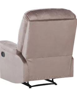 Recliner stol ESLOV Inkl. fodstøtte Velour Brungrå Beige