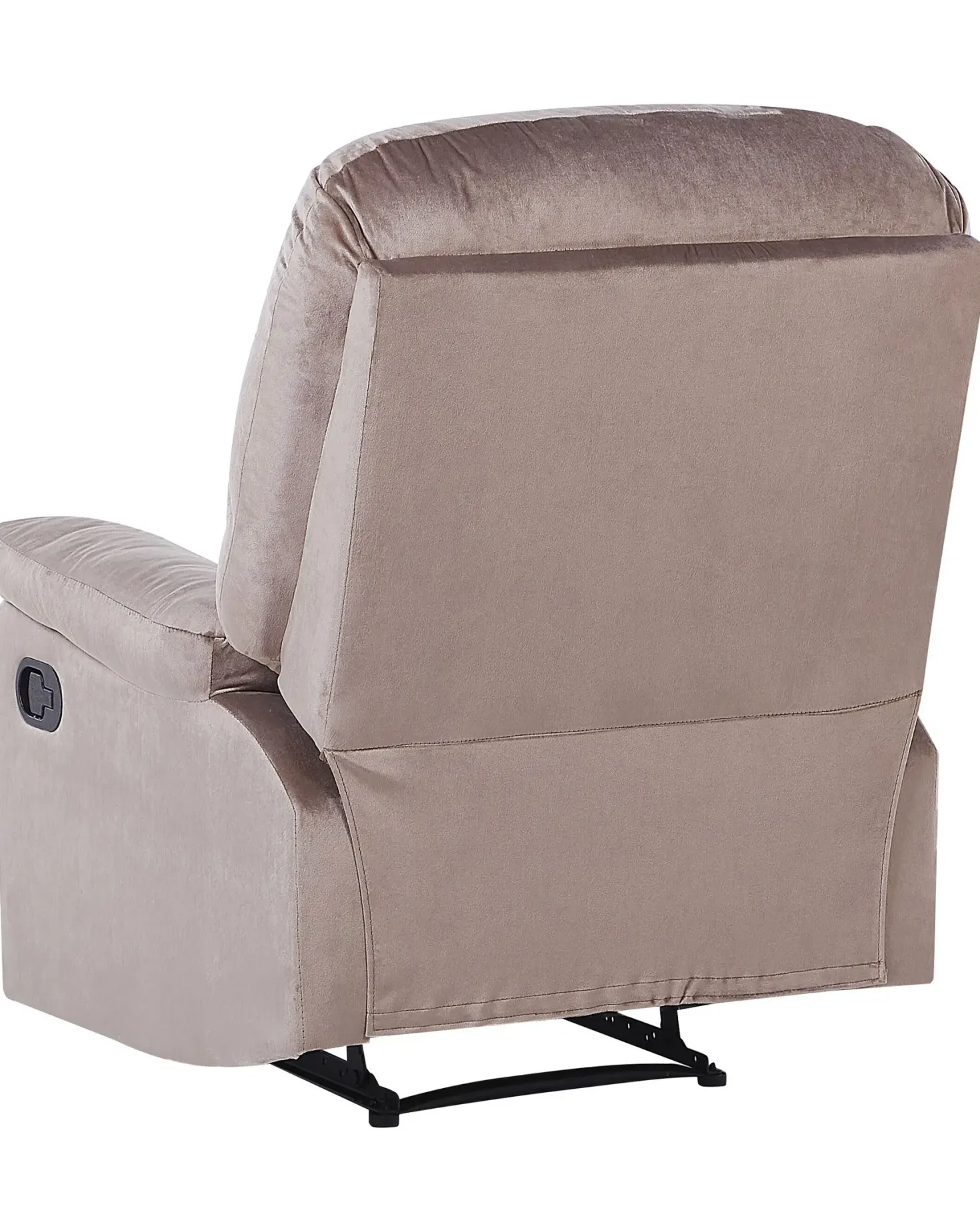 Recliner stol ESLOV Inkl. fodstøtte Velour Brungrå Beige
