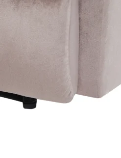 Recliner stol ESLOV Inkl. fodstøtte Velour Brungrå Beige