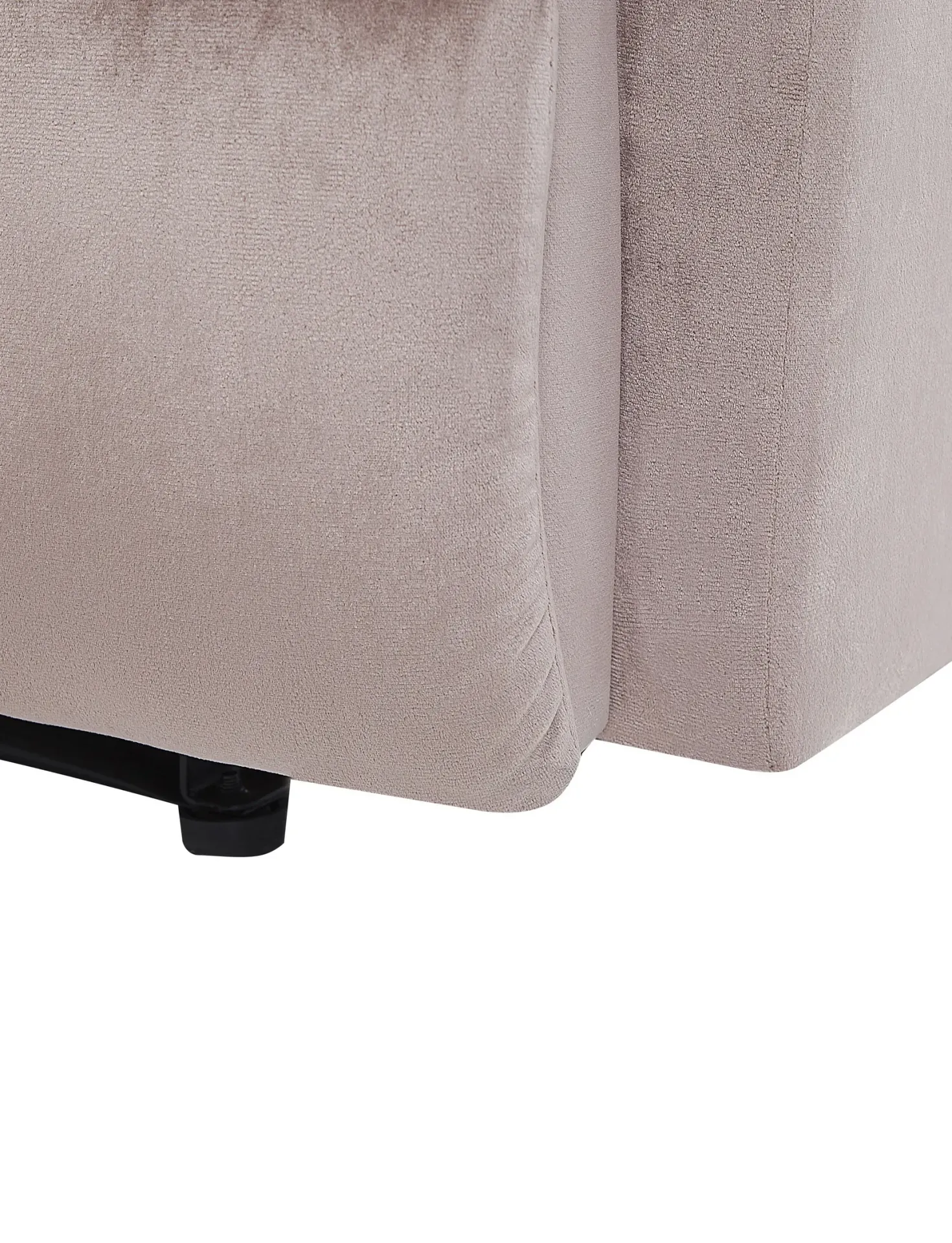 Recliner stol ESLOV Inkl. fodstøtte Velour Brungrå Beige