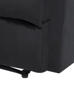 Recliner stol ESLOV Inkl. fodstøtte Velour Sort