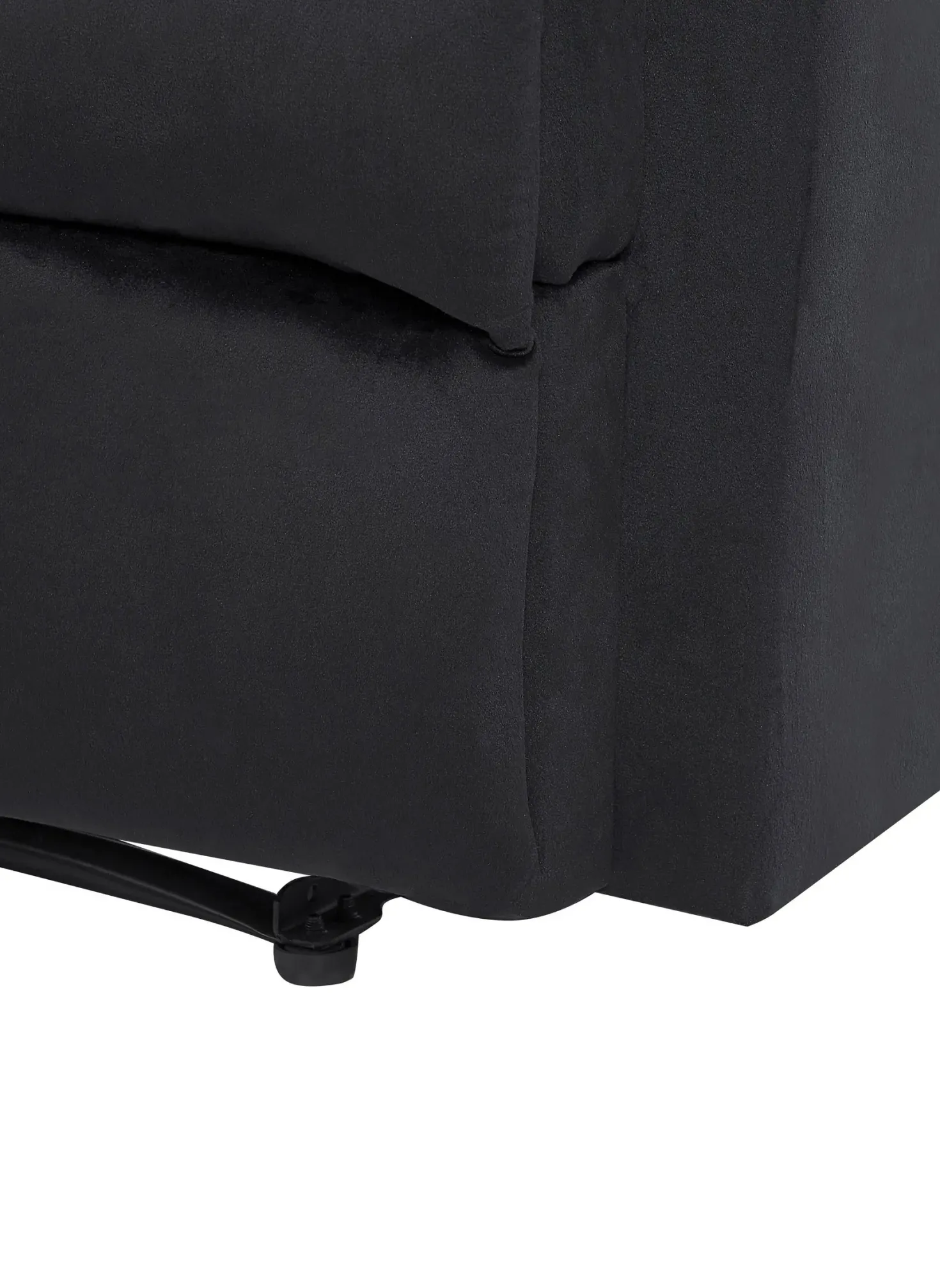 Recliner stol ESLOV Inkl. fodstøtte Velour Sort