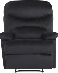 Recliner stol ESLOV Inkl. fodstøtte Velour Sort