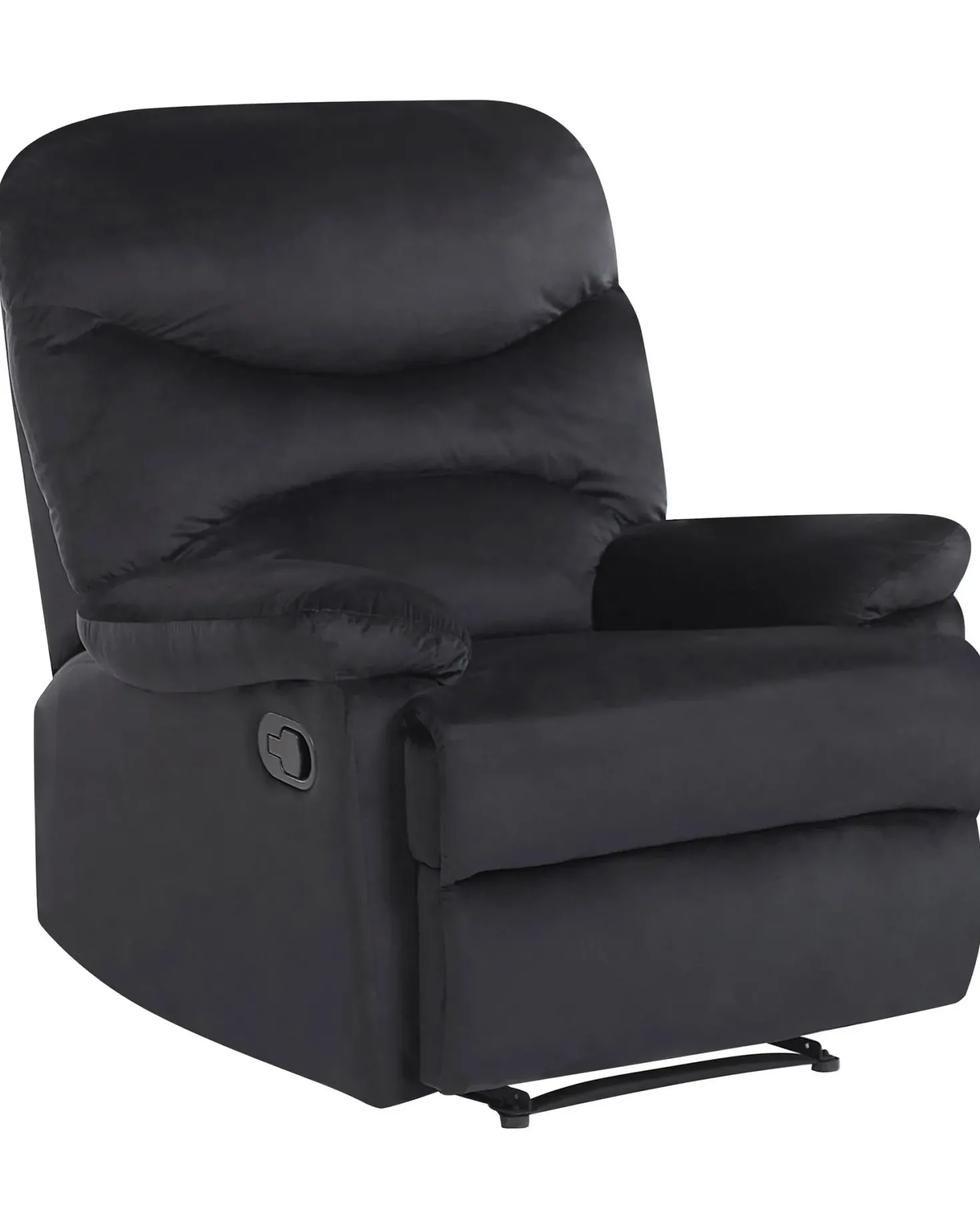 Recliner stol ESLOV Inkl. fodstøtte Velour Sort