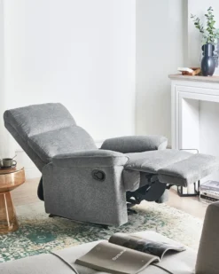 Recliner stol EVERTON Inkl. fodstøtte Grå