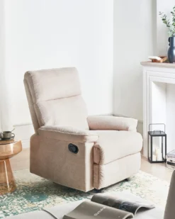 Recliner stol EVERTON Inkl. fodstøtte Beige