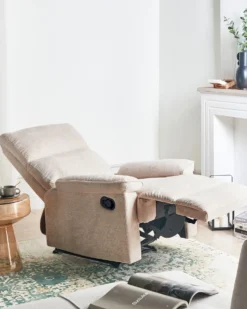 Recliner stol EVERTON Inkl. fodstøtte Beige