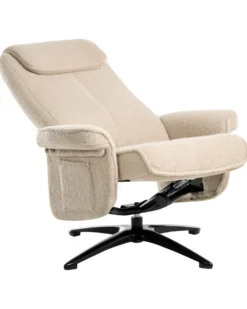 Recliner stol GERAS Boucle Beige