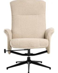 Recliner stol JAPET Boucle Beige