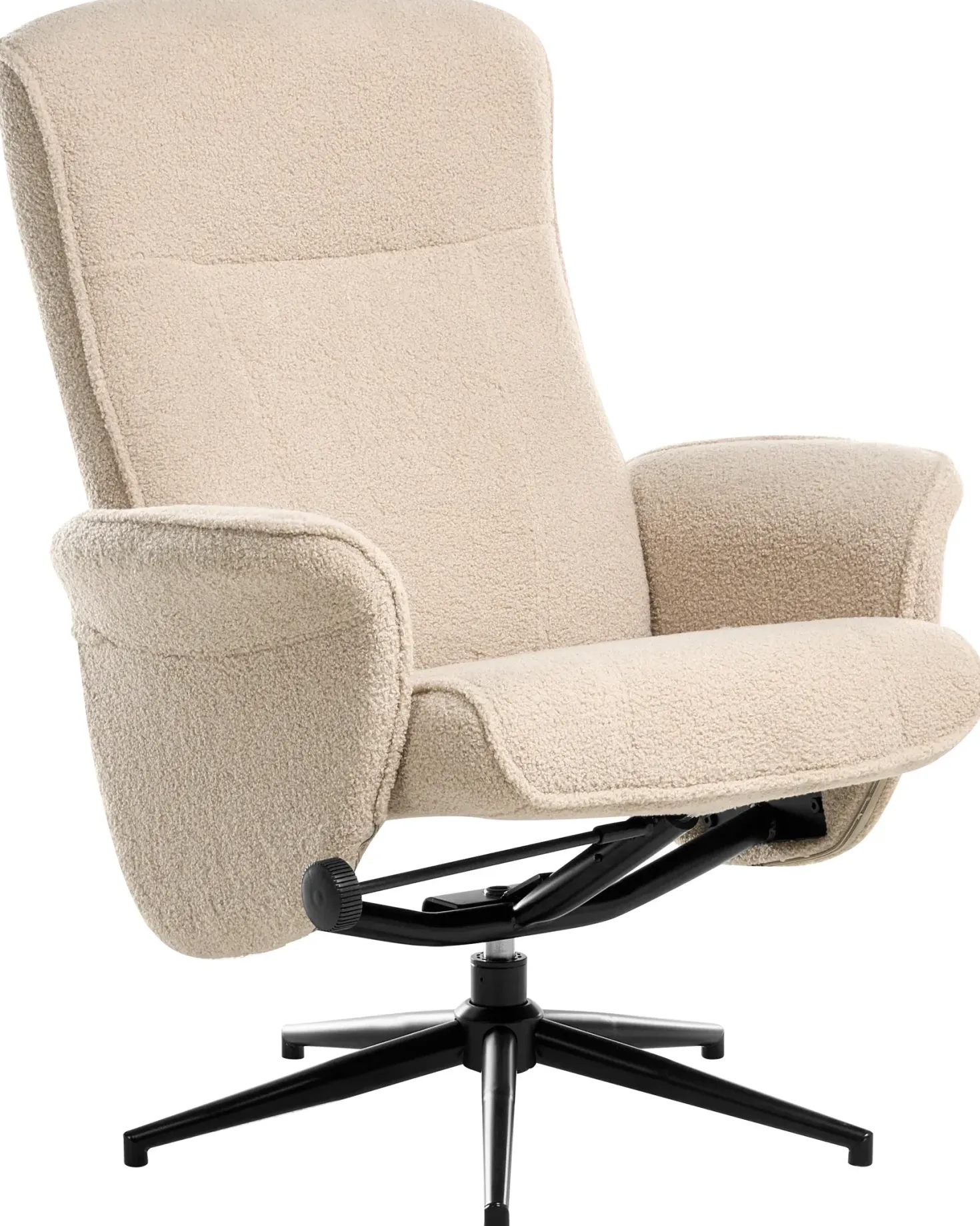 Recliner stol JAPET Boucle Beige