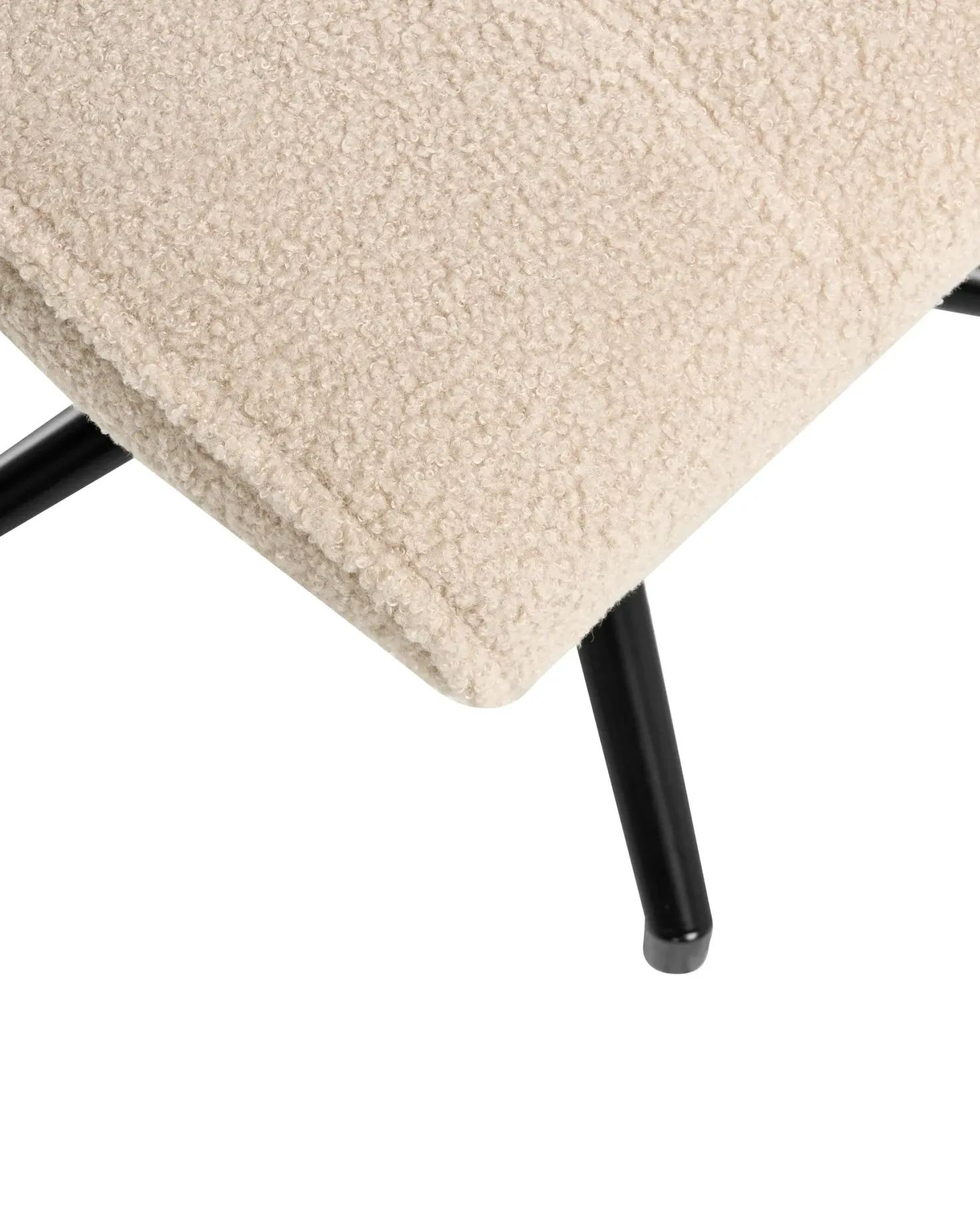 Recliner stol JAPET Boucle Beige
