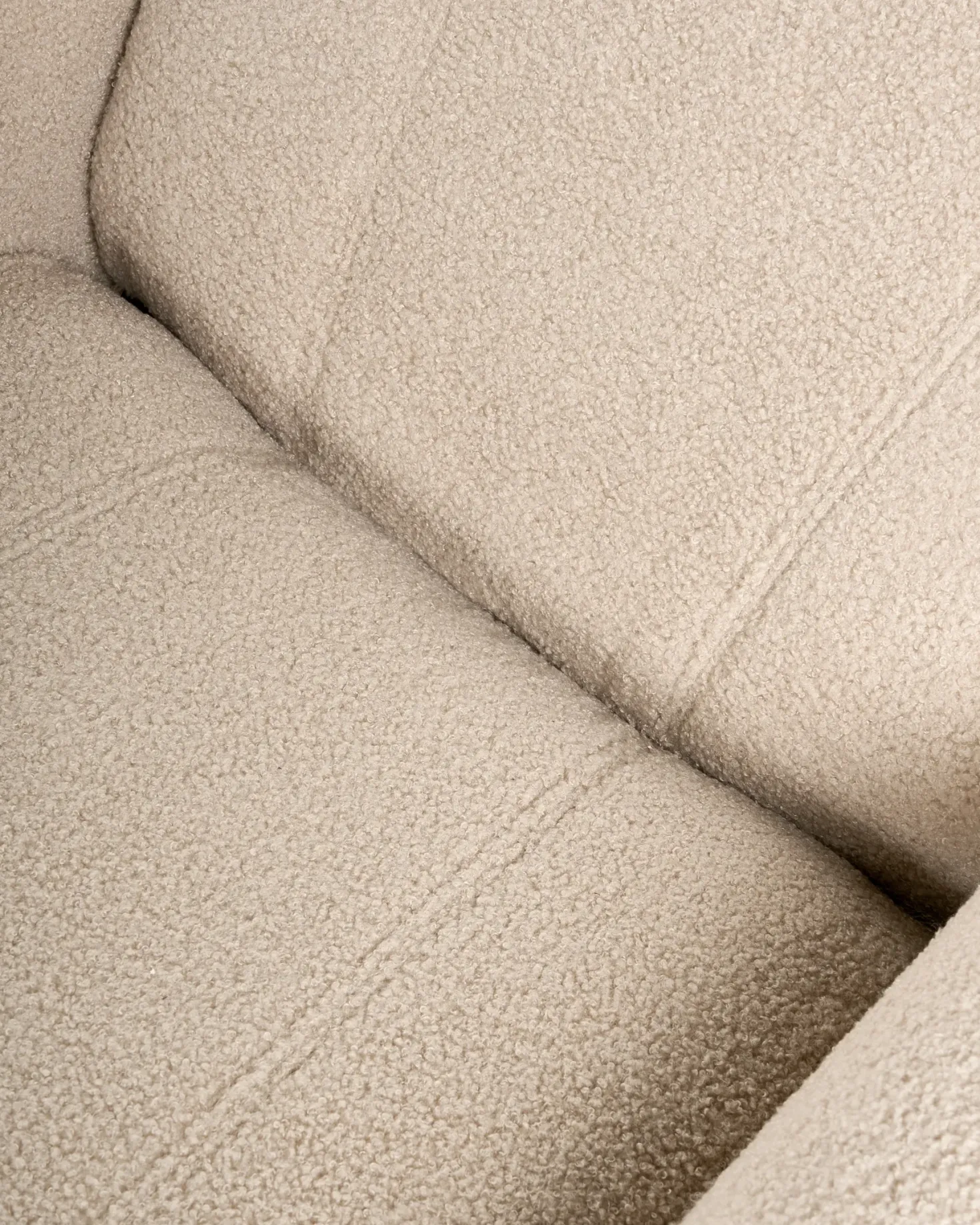 Recliner stol JAPET Boucle Beige