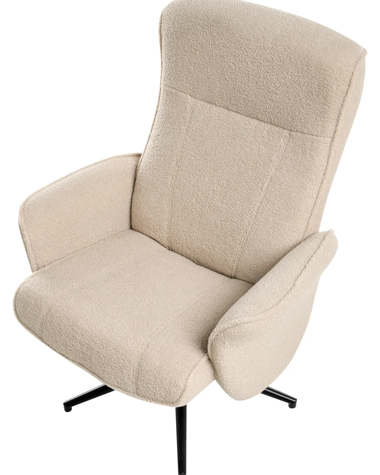 Recliner stol JAPET Boucle Beige