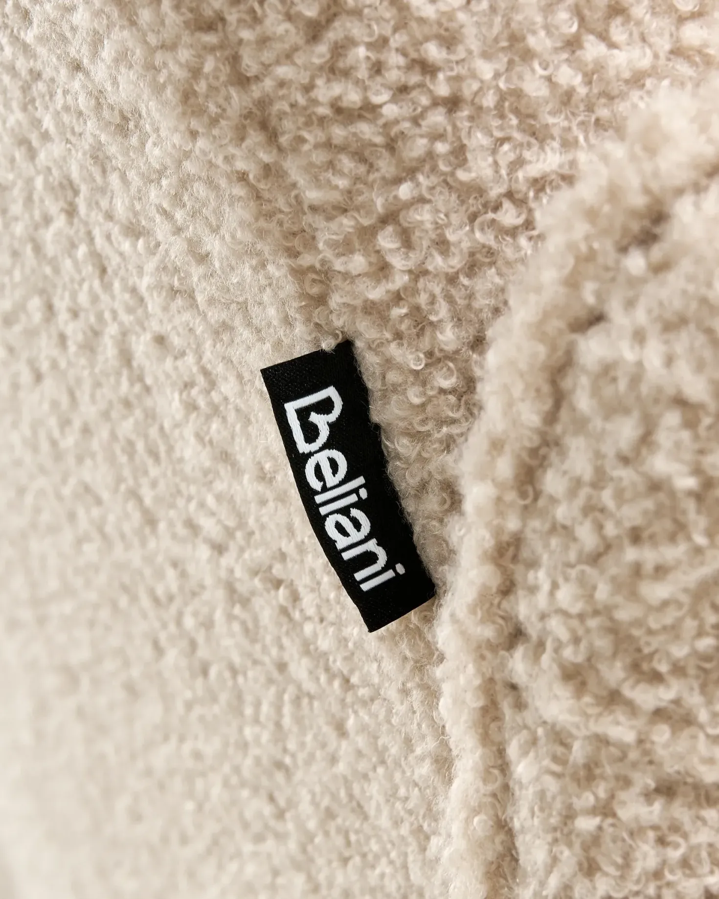 Recliner stol JAPET Boucle Beige