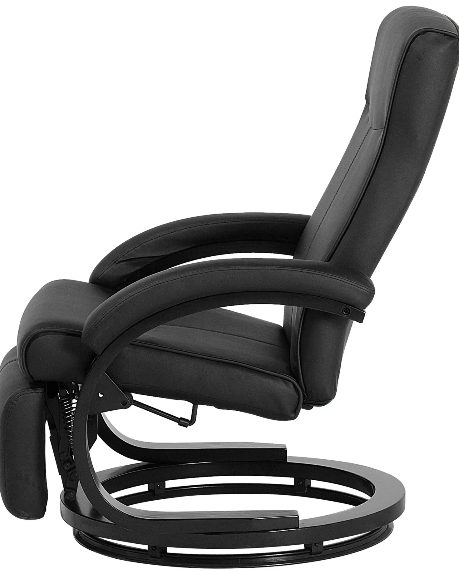Recliner stol MIGHT Inkl. fodstøtte Kunstlæder Sort