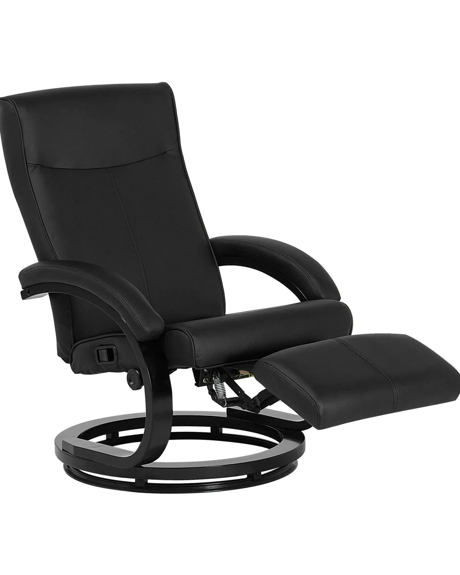 Recliner stol MIGHT Inkl. fodstøtte Kunstlæder Sort