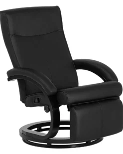 Recliner stol MIGHT Inkl. fodstøtte Kunstlæder Sort