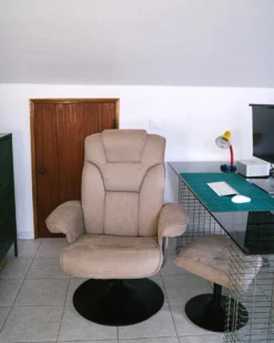Recliner stol NYKS Brungrå