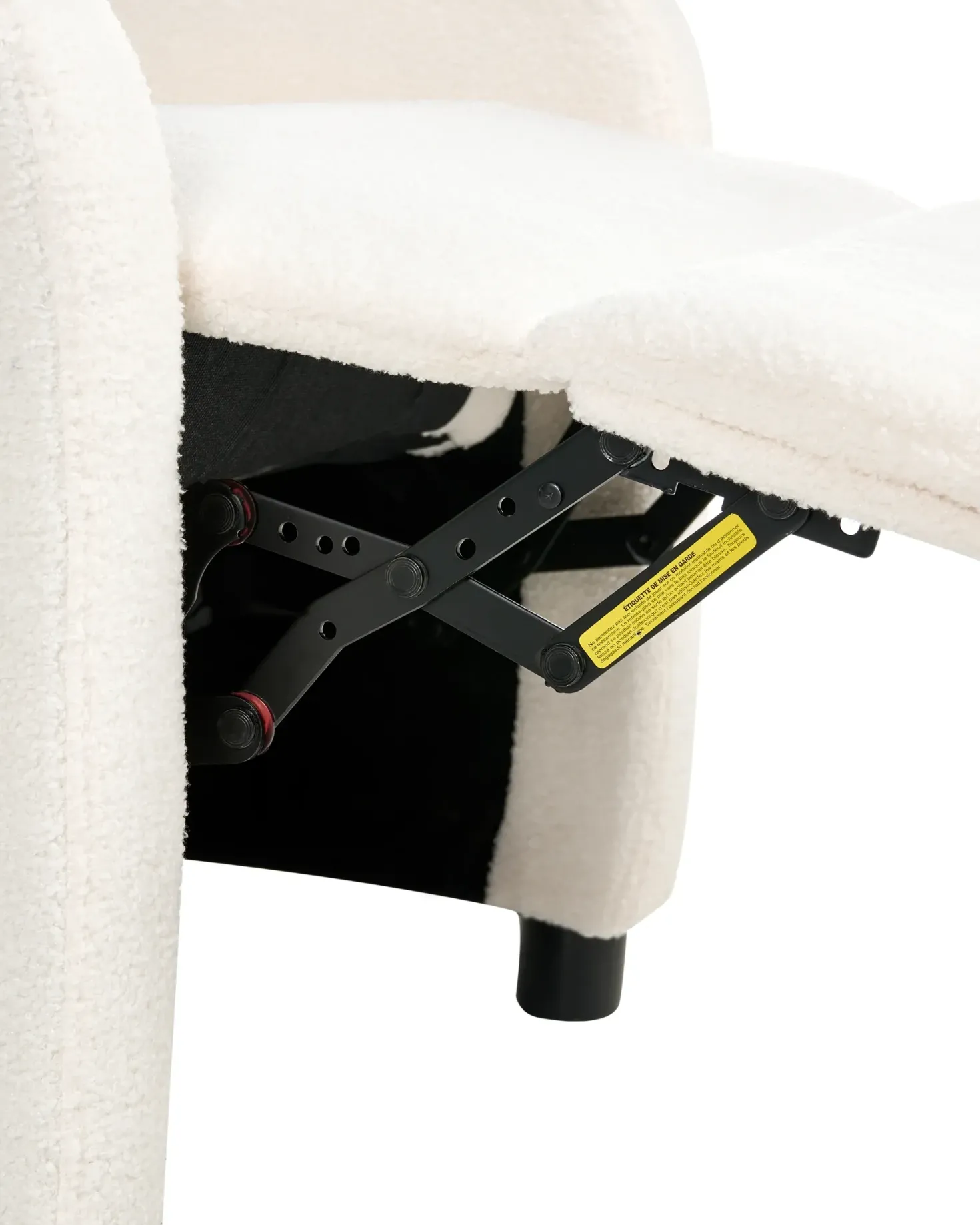 Recliner stol OTUS Boucle Cremehvid
