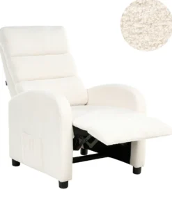 Recliner stol OTUS Boucle Cremehvid