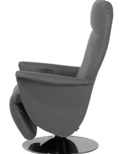 Recliner stol PRIME Inkl. fodstøtte Kunstlæder Grå
