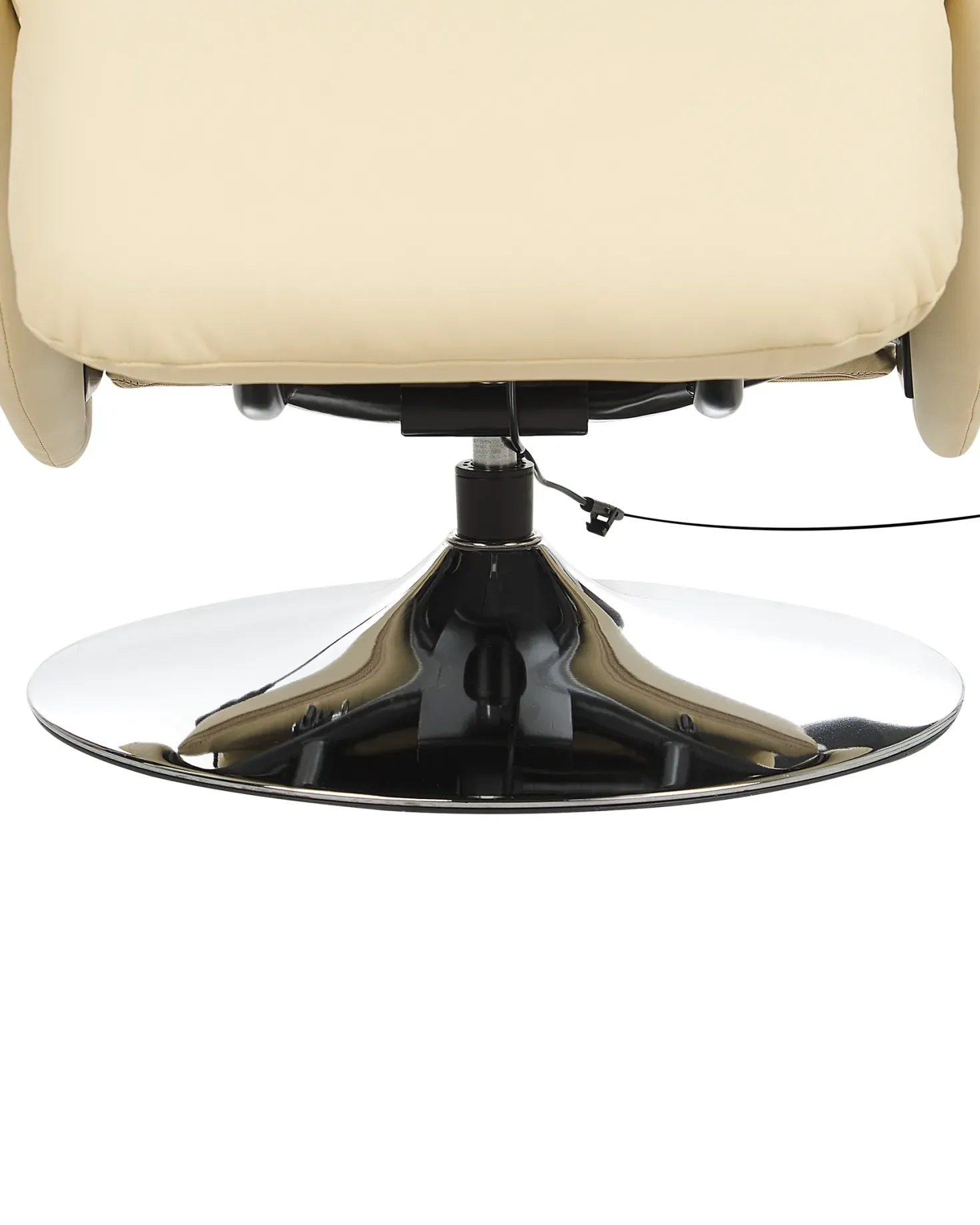Recliner stol PRIME Inkl. fodstøtte Kunstlæder Lys Beige