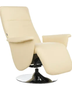 Recliner stol PRIME Inkl. fodstøtte Kunstlæder Lys Beige
