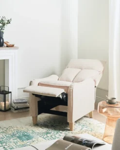 Recliner stol ROYSTON Inkl. fodstøtte Beige