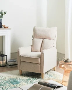 Recliner stol ROYSTON Inkl. fodstøtte Beige