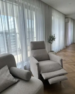 Recliner stol SELVIK Inkl. fodstøtte Beige
