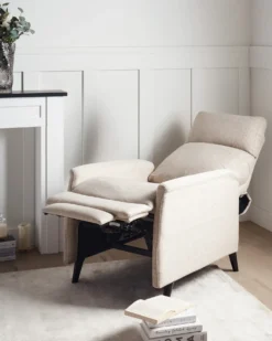 Recliner stol SELVIK Inkl. fodstøtte Beige