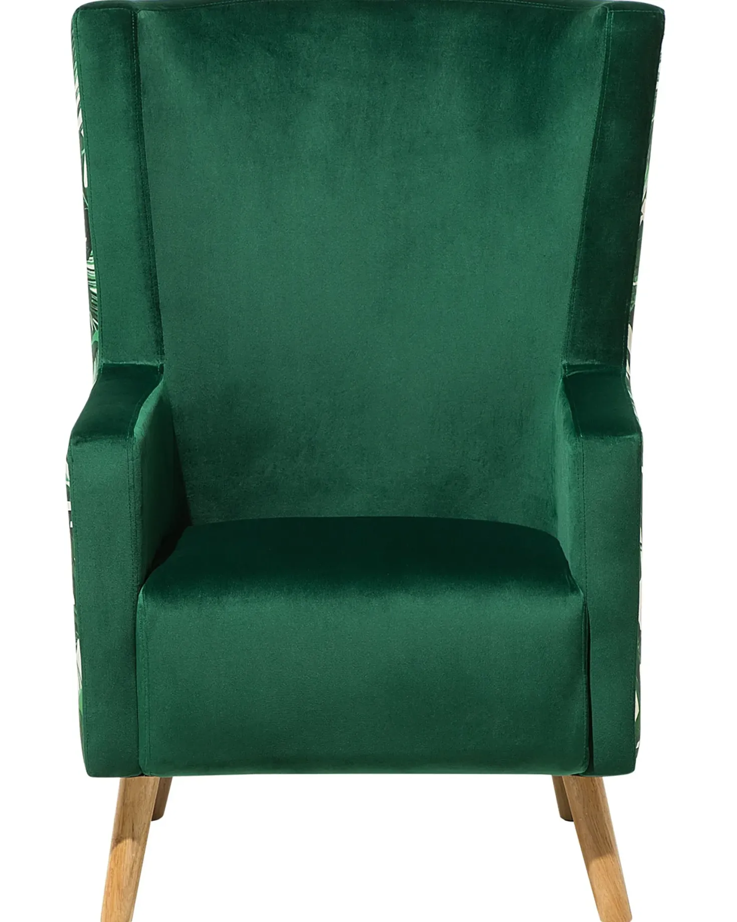 Øreklapstol ONEIDA Velour Mørkegrøn