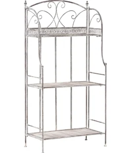Reol VILLADOSE Metal 117 cm 60 cm Grå