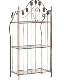 Reol VISANO Metal 123 cm 59 cm Sort