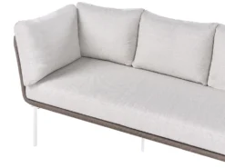 ROBELLA 7 personers havesofasæt Beige med sofabord