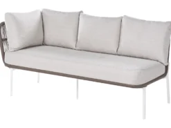 ROBELLA 7 personers havesofasæt Beige med sofabord