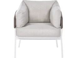 ROBELLA 7 personers havesofasæt Beige med sofabord