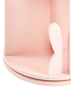 Roterende bogreol CANEY 94 cm Pastellrosa