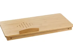 Sammenklappelig bord til bærbar computer ORGE Lysebrun 57 cm 35 cm