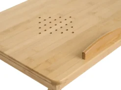 Sammenklappelig bord til bærbar computer ORGE Lysebrun 57 cm 35 cm